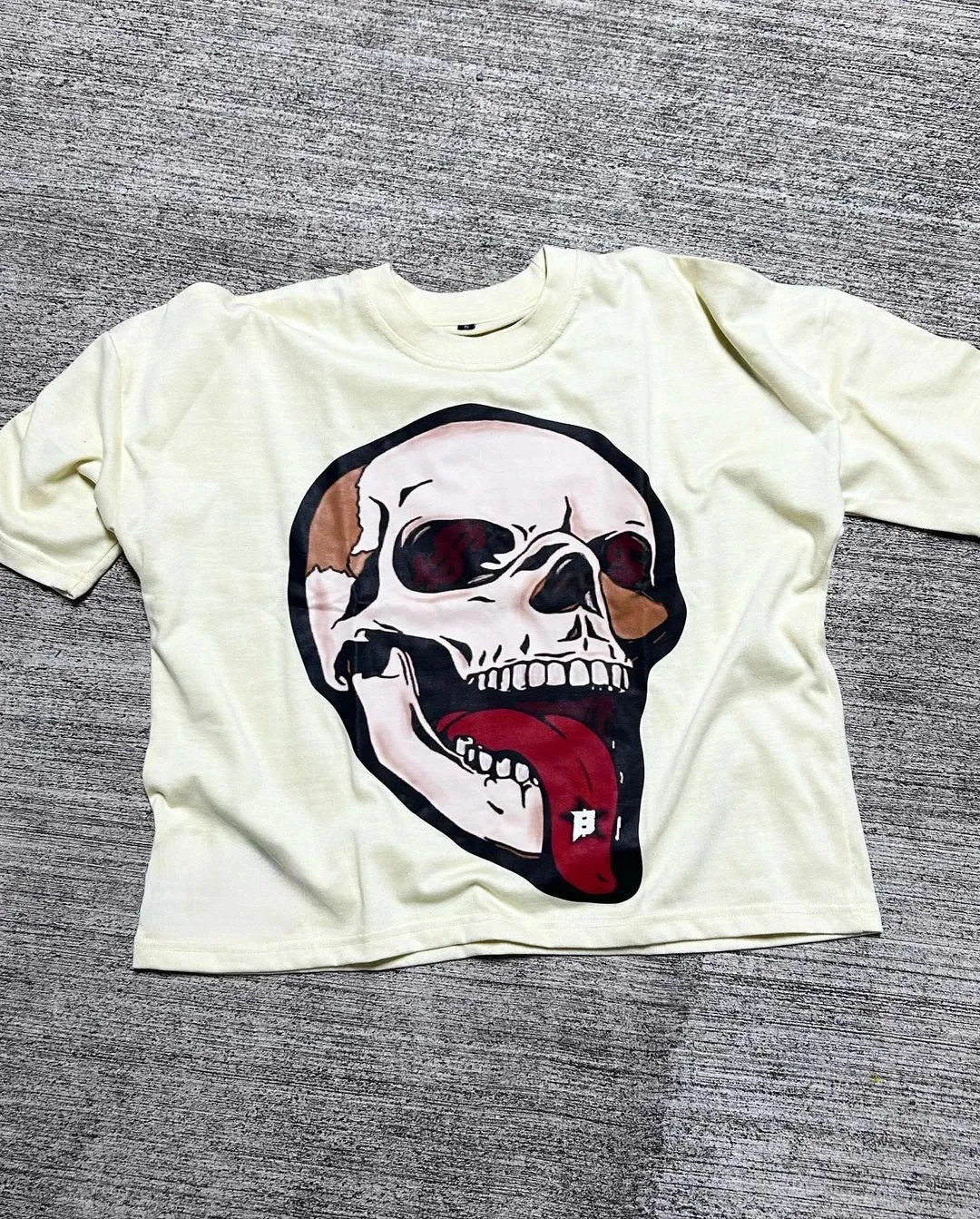 Men's Skull T-Shirt Tops Casual