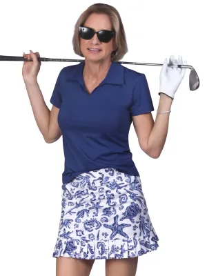 Mer Short Sleeve Top Navy