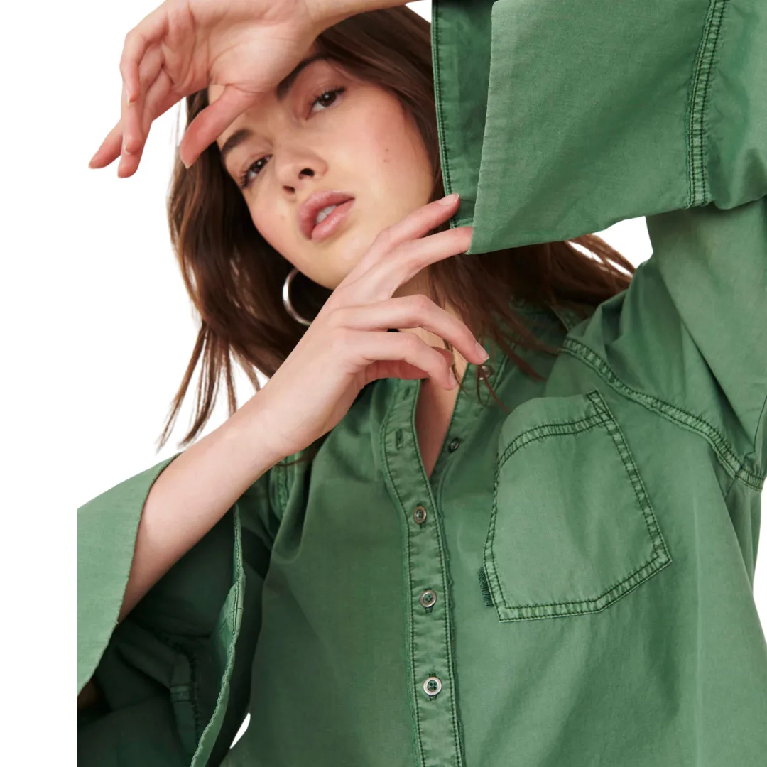 Milano Top - Button Front Shirt - Backwater