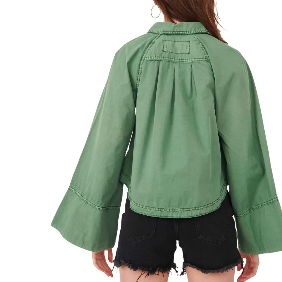 Milano Top - Button Front Shirt - Backwater