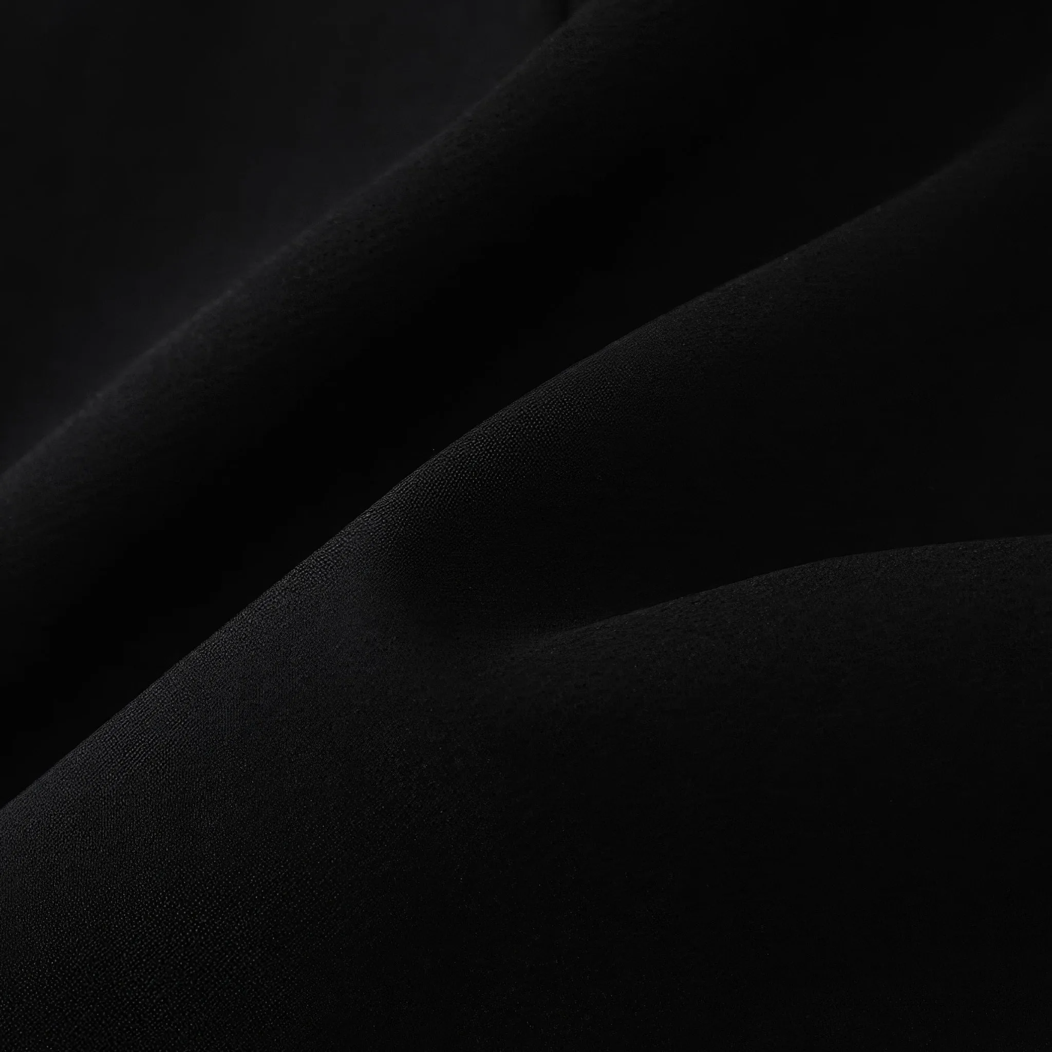 Minimalist High-Waist Black Shorts