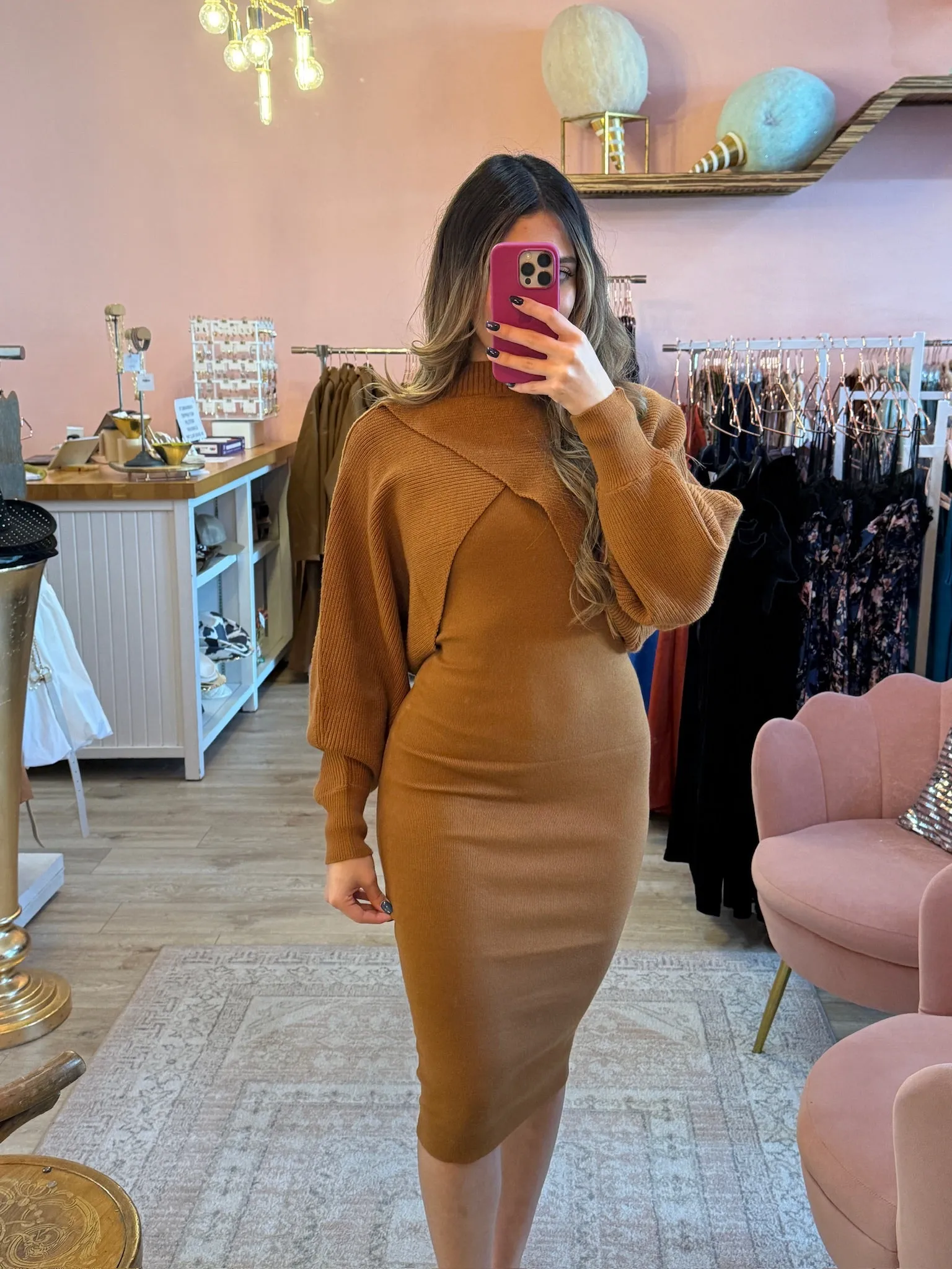 Miranda Sweater Midi Dress Set