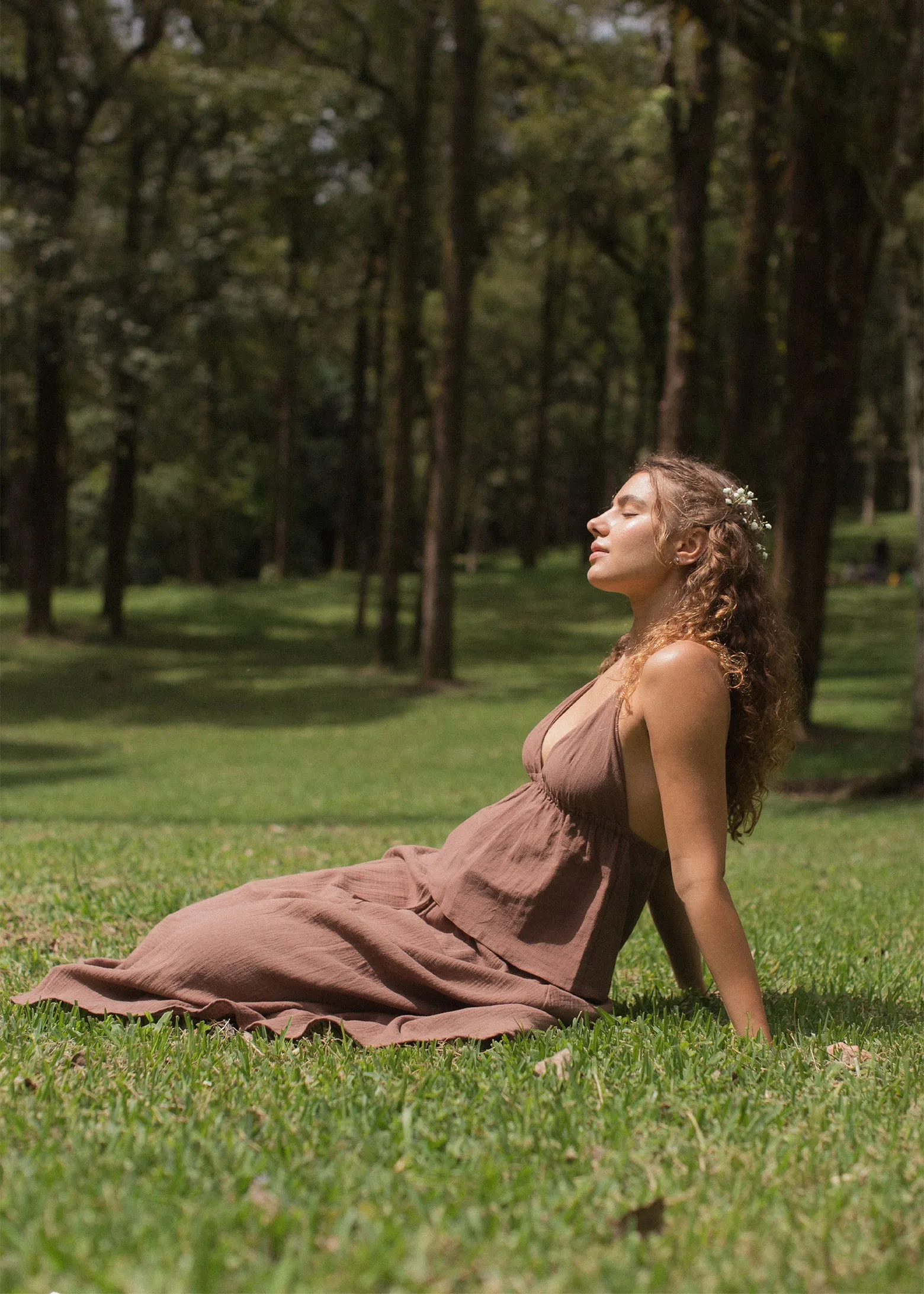 Mökki Halter Top Walnut