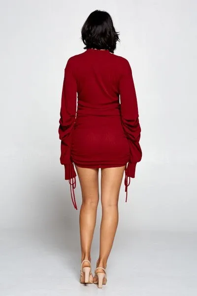 Mock Neck Bodycon Dress