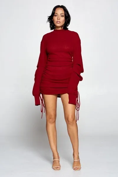 Mock Neck Bodycon Dress