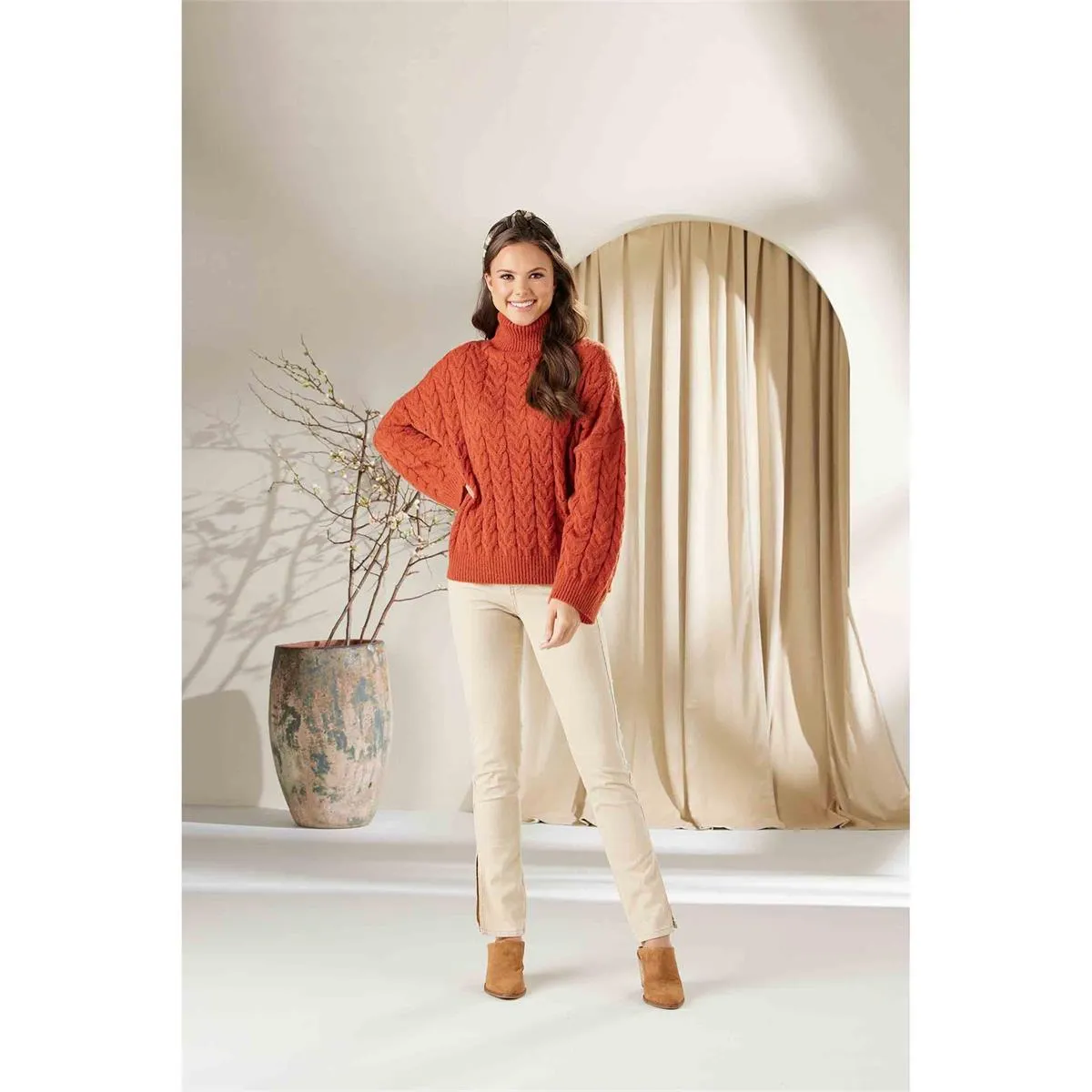 Mud Pie Radley Cable Knit Sweater