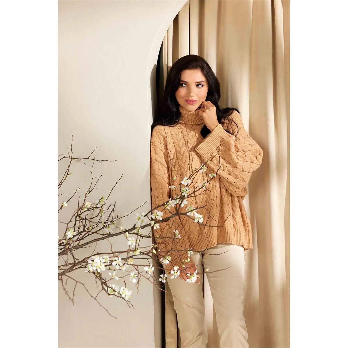 Mud Pie Radley Cable Knit Sweater