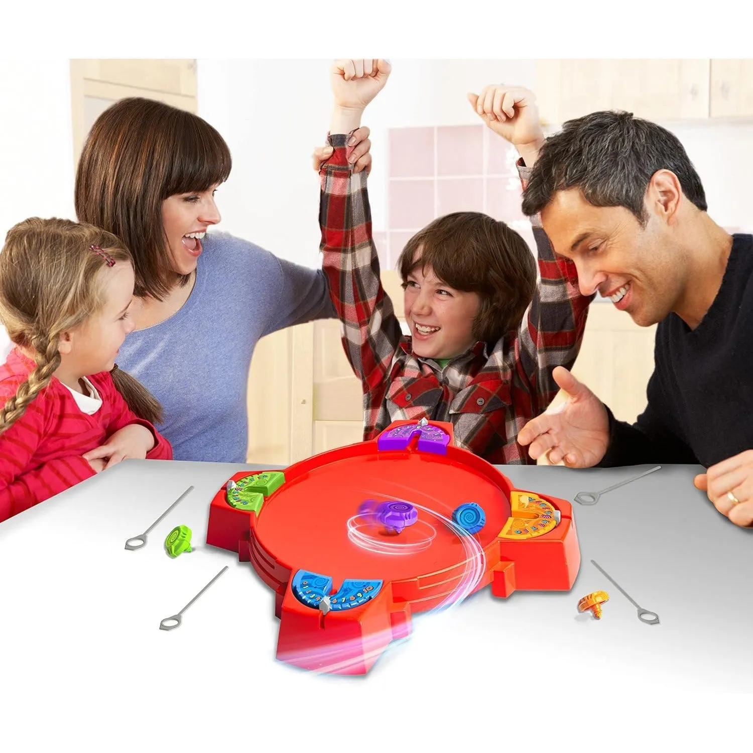 MUKIKIM Battling Tops - The Original Classic Spinning Tops Game