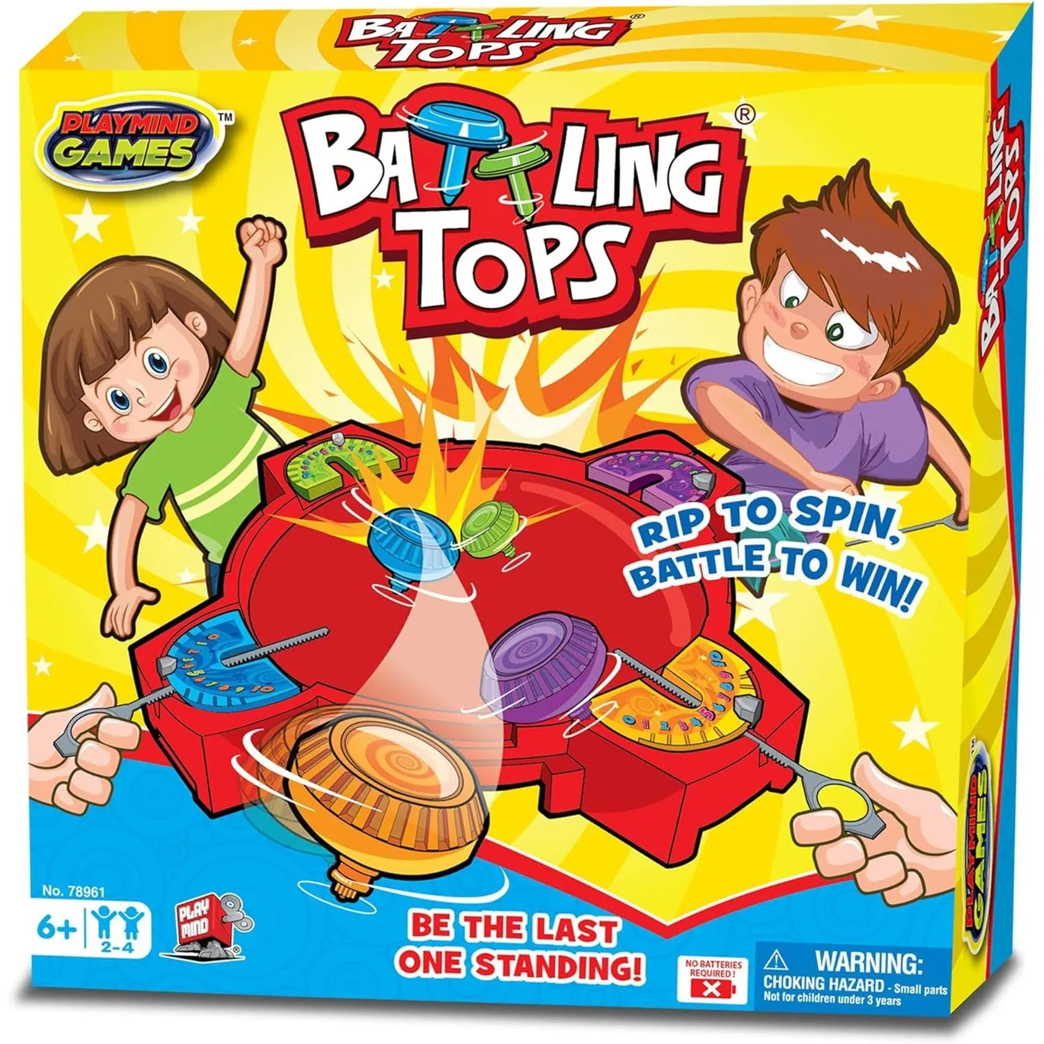 MUKIKIM Battling Tops - The Original Classic Spinning Tops Game