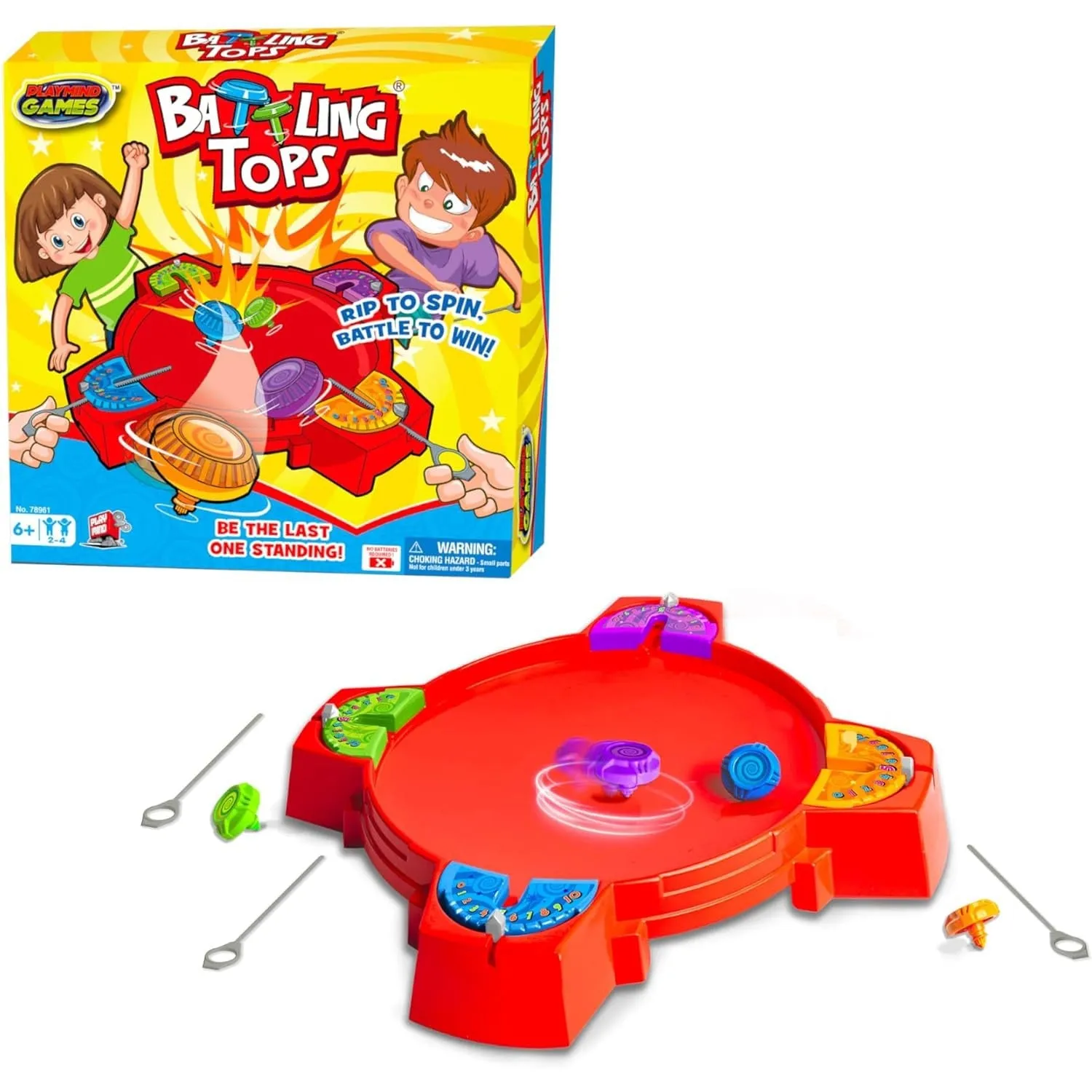 MUKIKIM Battling Tops - The Original Classic Spinning Tops Game