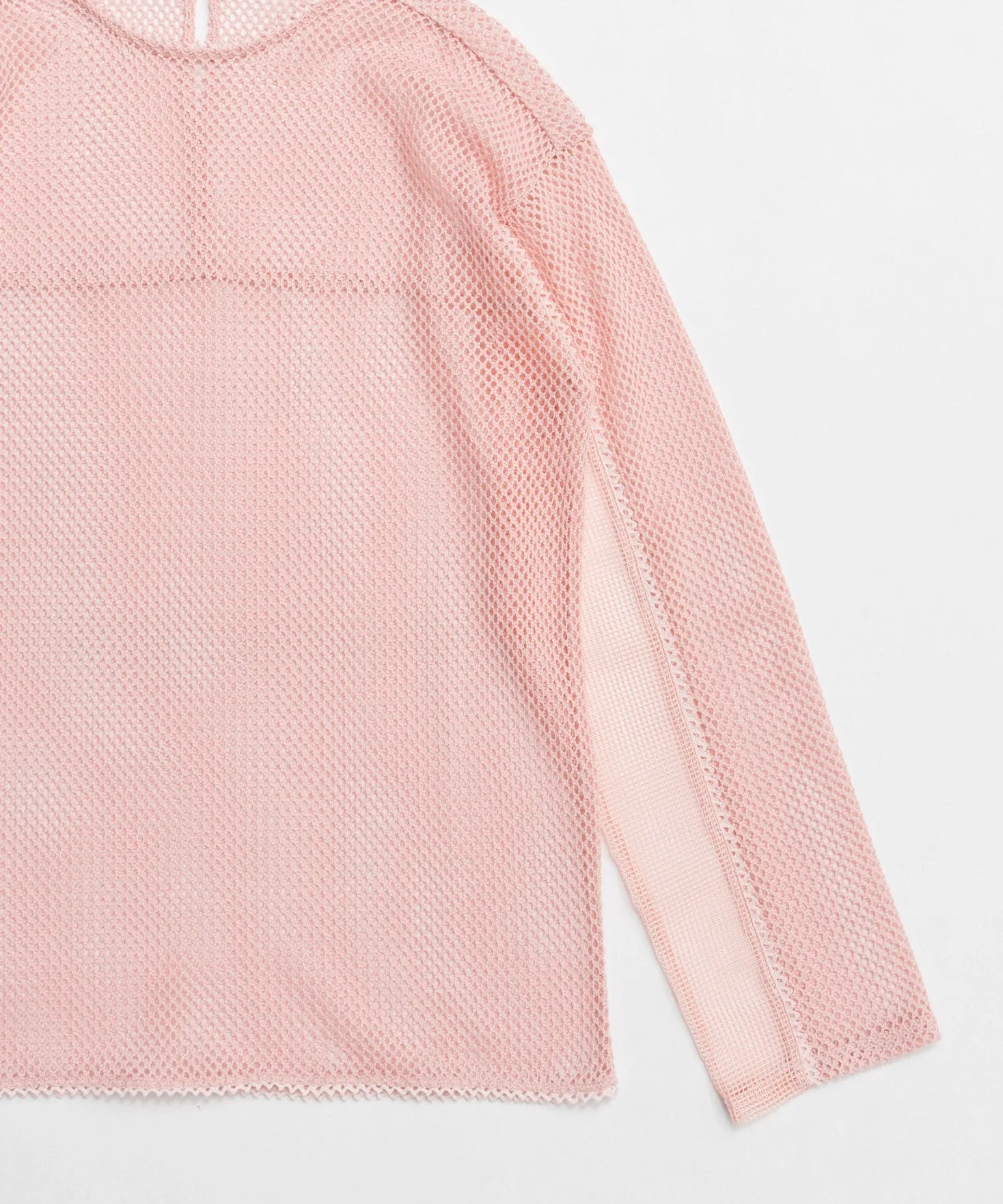 Multiway Mesh Fabric Layered T-shirt