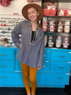 Mustard Leggings - Zenana