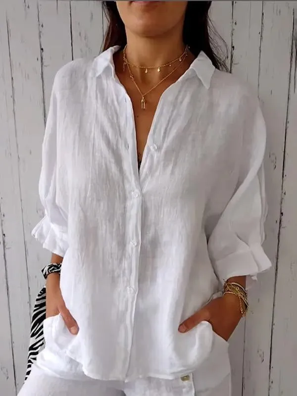 Naomi - Casual tank top in linen