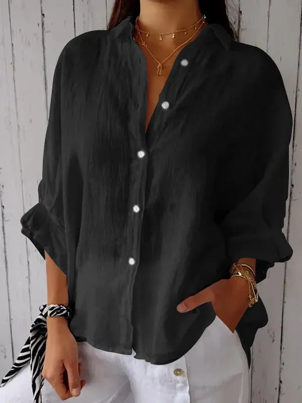 Naomi - Casual tank top in linen