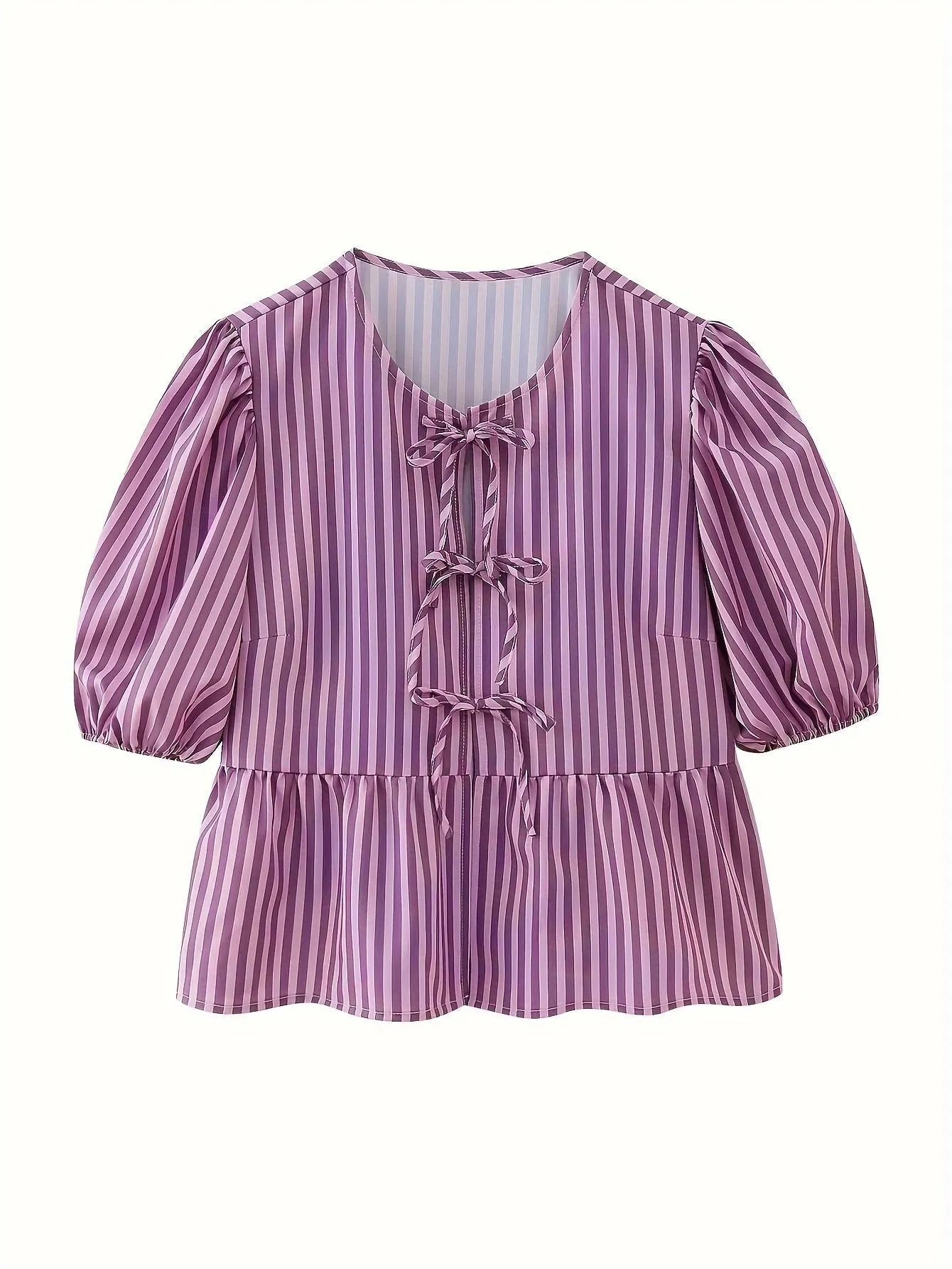 Nayla - Casual Gestreepte Top