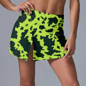 Neon Camo Clash Skirt