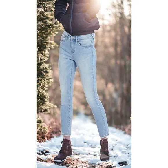 NEW $109 NYDJ Alina Light Wash Jeans Pants Size 14 Lift Tuck‎ Smoothing
