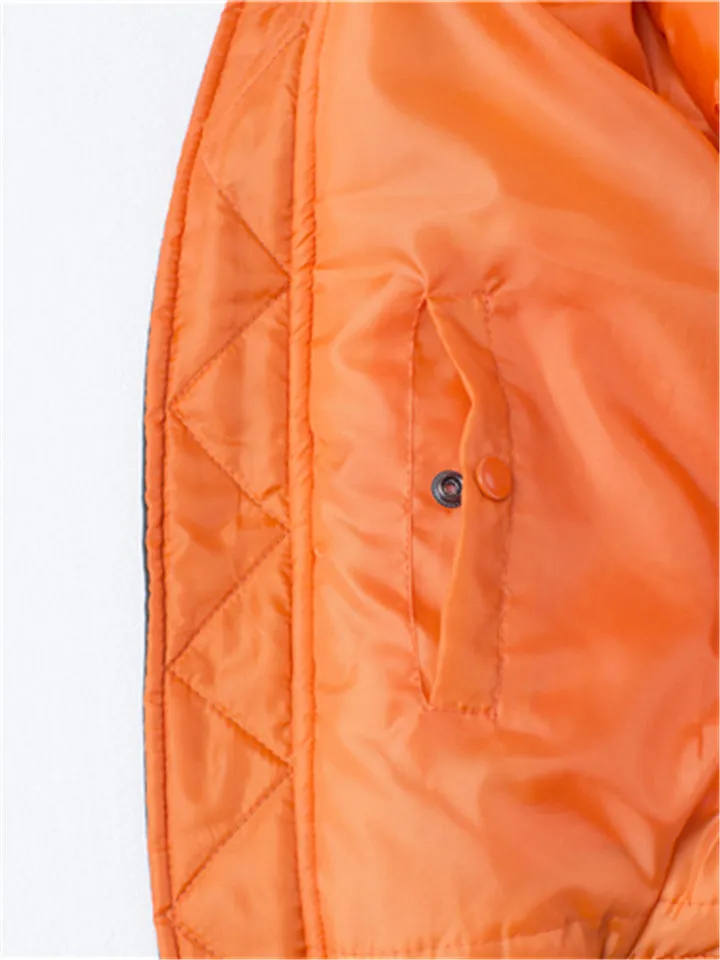 New Casual Fashion Solid Color Stand Collar Jacket For Men