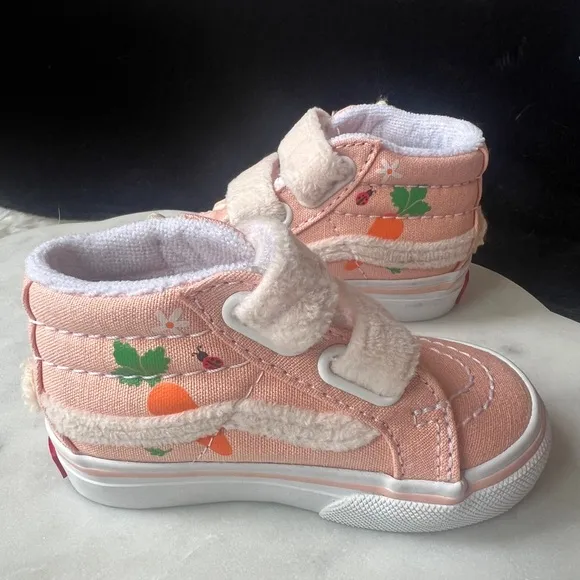 NEW Vans Bunny SK8-Mid Reissue V Rabbit Garden Party Sneakers Mid-tops Toddler 4