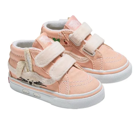 NEW Vans Bunny SK8-Mid Reissue V Rabbit Garden Party Sneakers Mid-tops Toddler 4