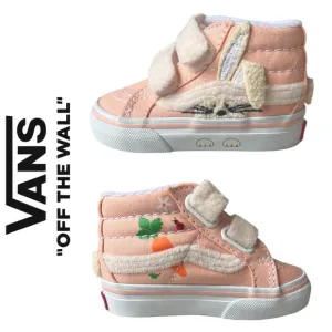 NEW Vans Bunny SK8-Mid Reissue V Rabbit Garden Party Sneakers Mid-tops Toddler 4