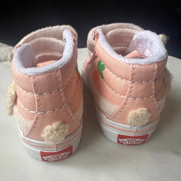 NEW Vans Bunny SK8-Mid Reissue V Rabbit Garden Party Sneakers Mid-tops Toddler 4
