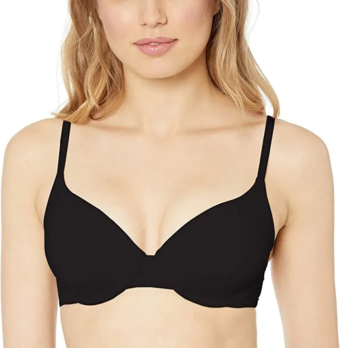 New with tags! Amazon Essentials womens Classic T-Shirt Bra, Black, Sz 36DD!