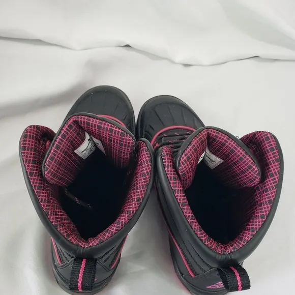 Nike ACG Woodside Duck Toe Hiking Boots Black Pink Youth 4 Womens 5.5