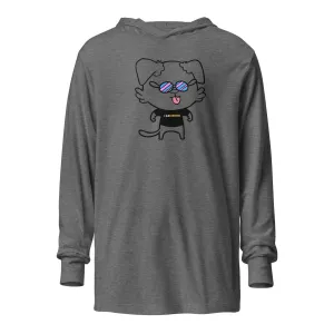 NOT THE LITTLE GUY Collection Mascot Long Sleeve Unisex Hooded Tee