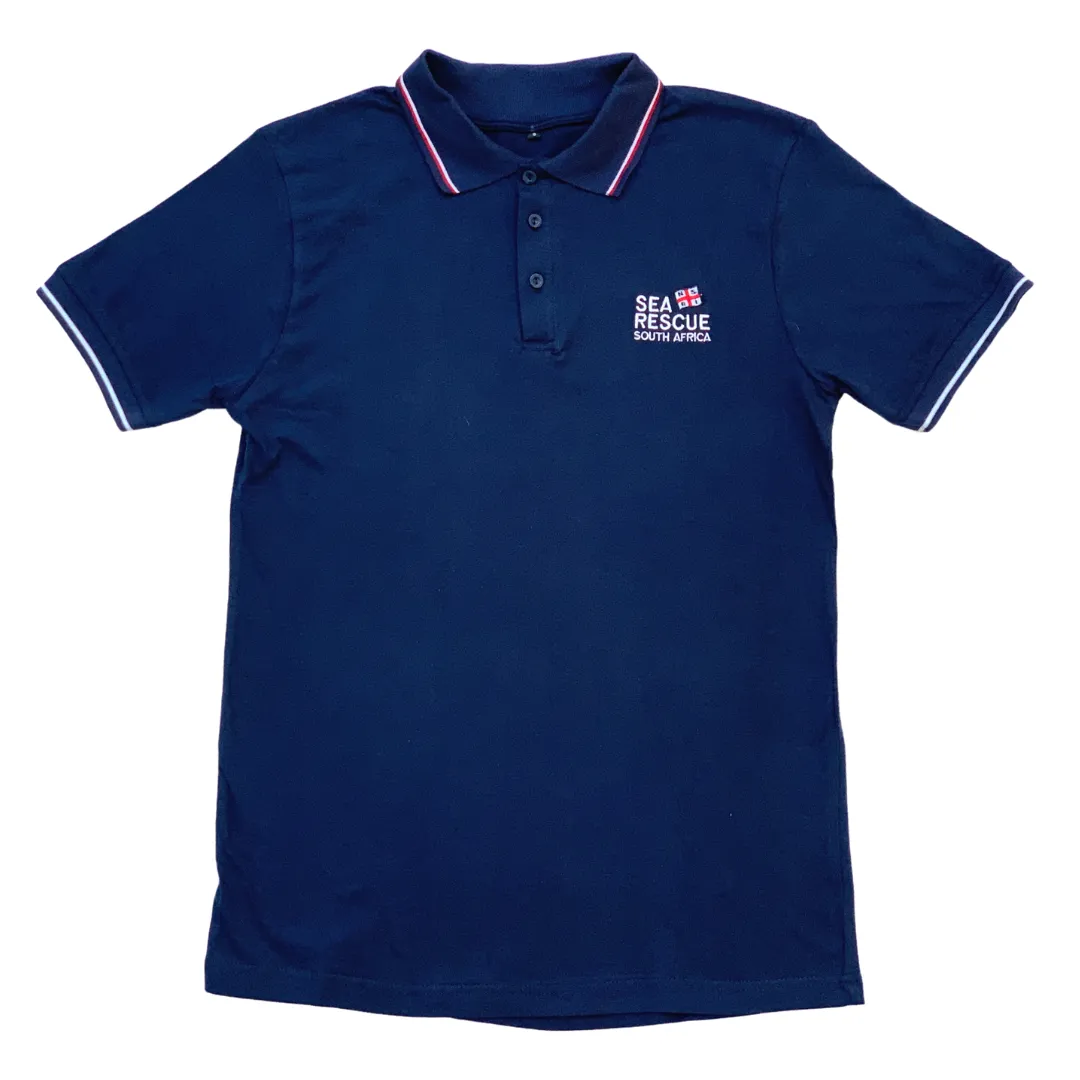 NSRI Crew Uniform Golf Shirt (Unisex) Navy Blue