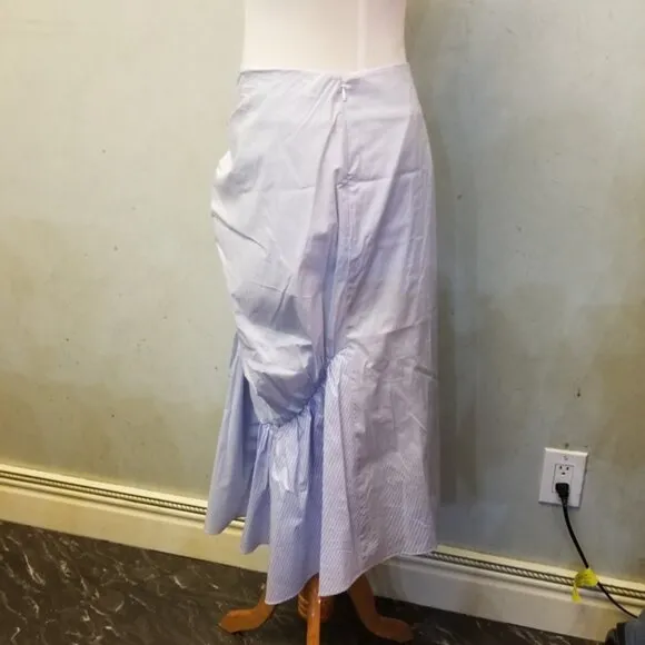NWOT Trouve Mixed Stripe A Line Poplin Skirt woen's Size XL( R17)