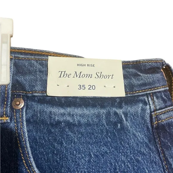 NWT Abercrombie &amp; Fitch High Rise‎ The Mom Short 35 / 20