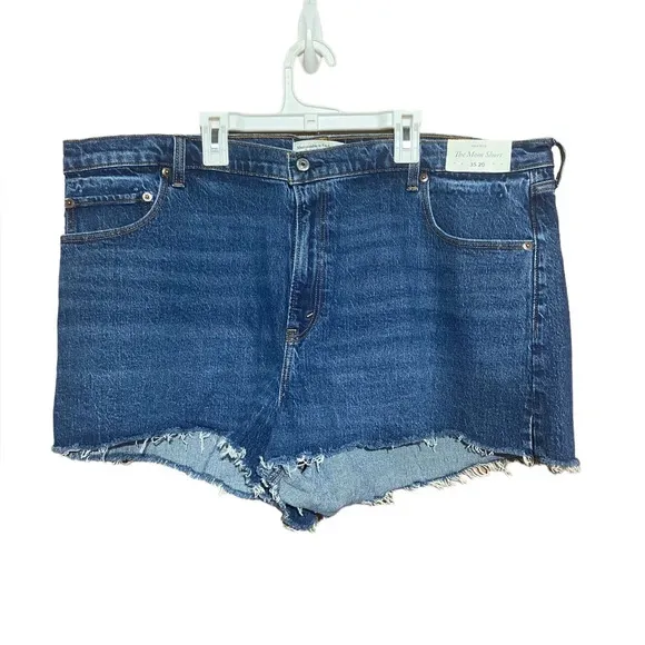 NWT Abercrombie &amp; Fitch High Rise‎ The Mom Short 35 / 20