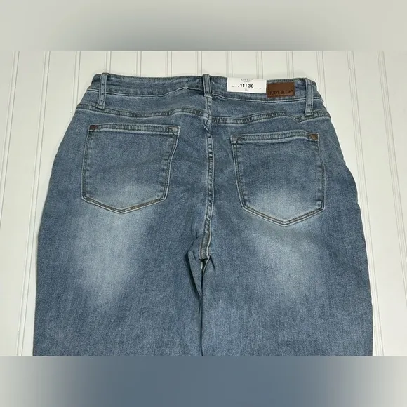 NWT Judy Blue High Rise Cuff Hem Boyfriend Jeans size 11