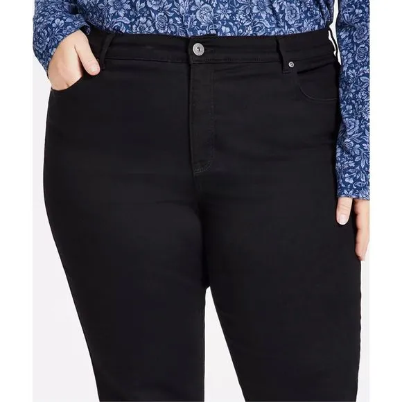 NWT Plus Size High-Rise Straight Jeans