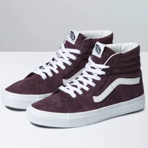 NWT Vans Sk8 Hi Pig Suede Wine Tasting Dark Purple Skate Sneakers High Tops​