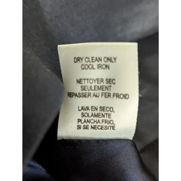 NWT@$278! WORTH! NAVY BLUE SILK W/CIRCULAR EMBROIDERY SEQUIN CENTERS SKIRT! SZ 8