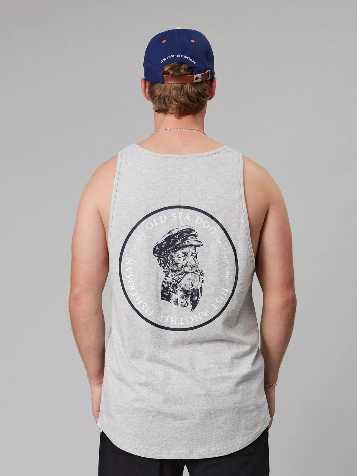 OLD SEA DOG SINGLET - GREY MARLE