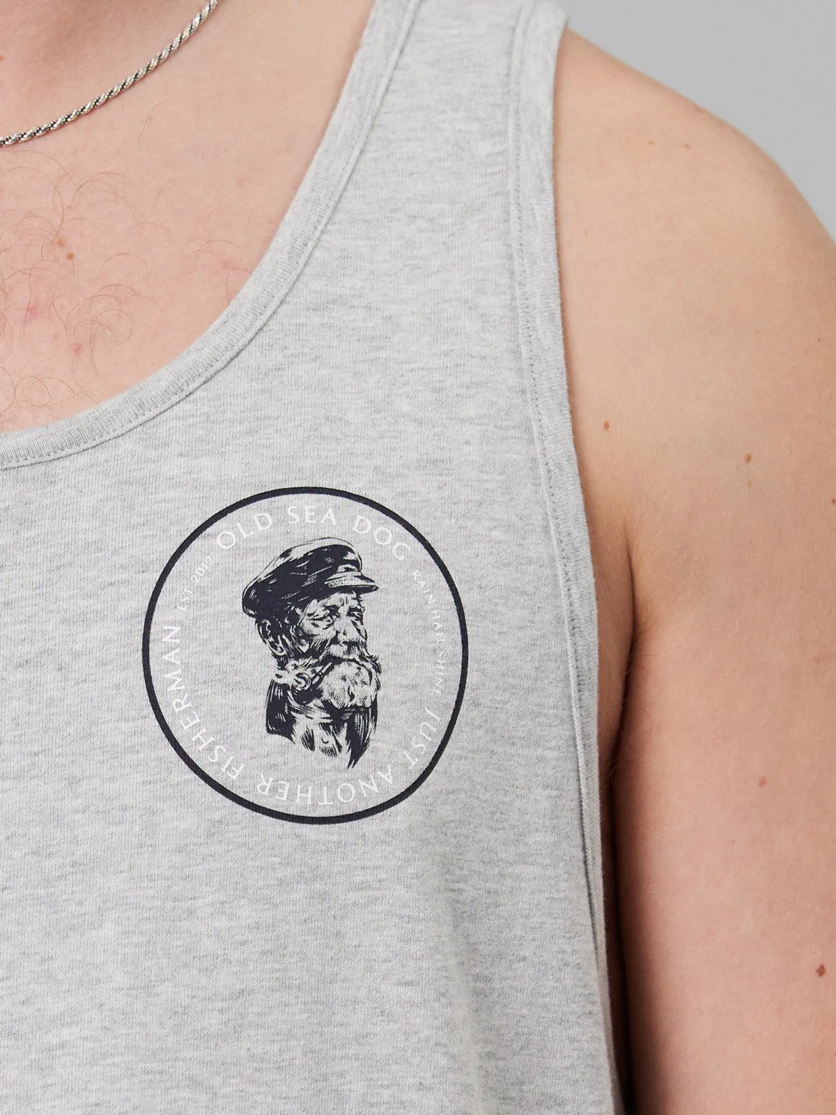OLD SEA DOG SINGLET - GREY MARLE