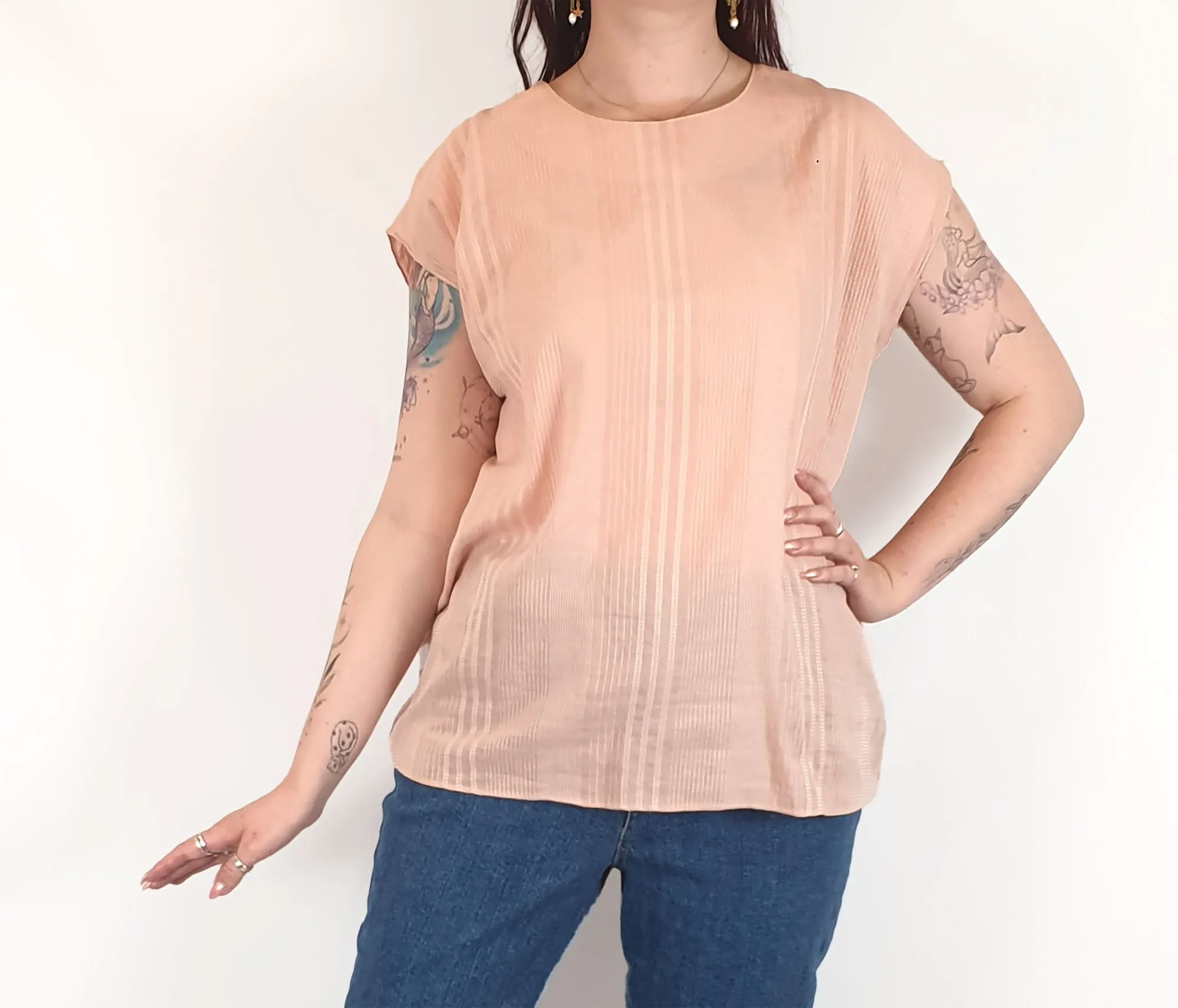 Olga de Polga pink top size 2, best fits 12-14