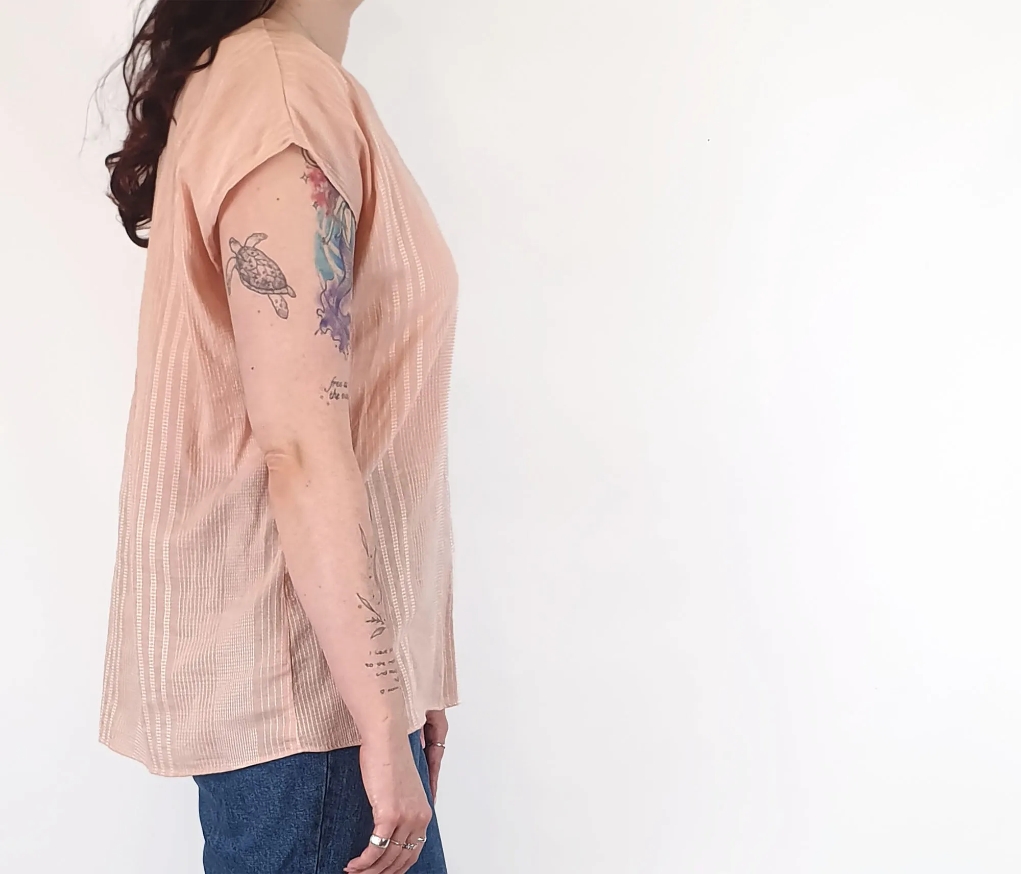 Olga de Polga pink top size 2, best fits 12-14