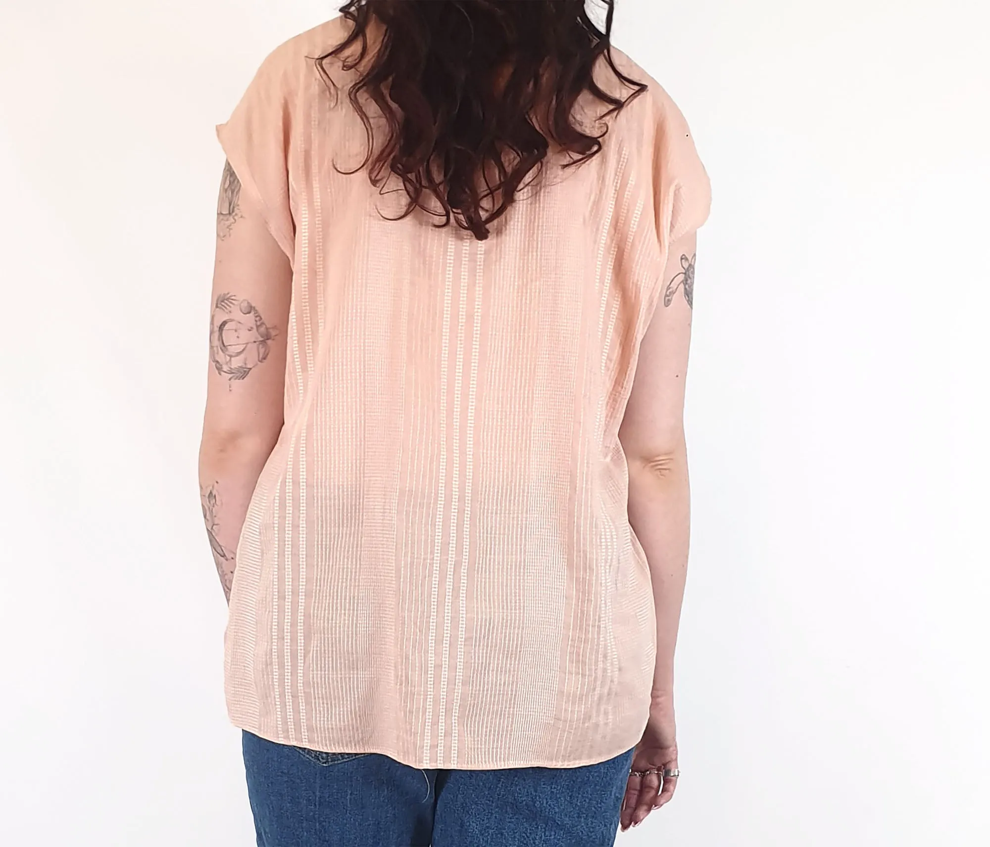Olga de Polga pink top size 2, best fits 12-14