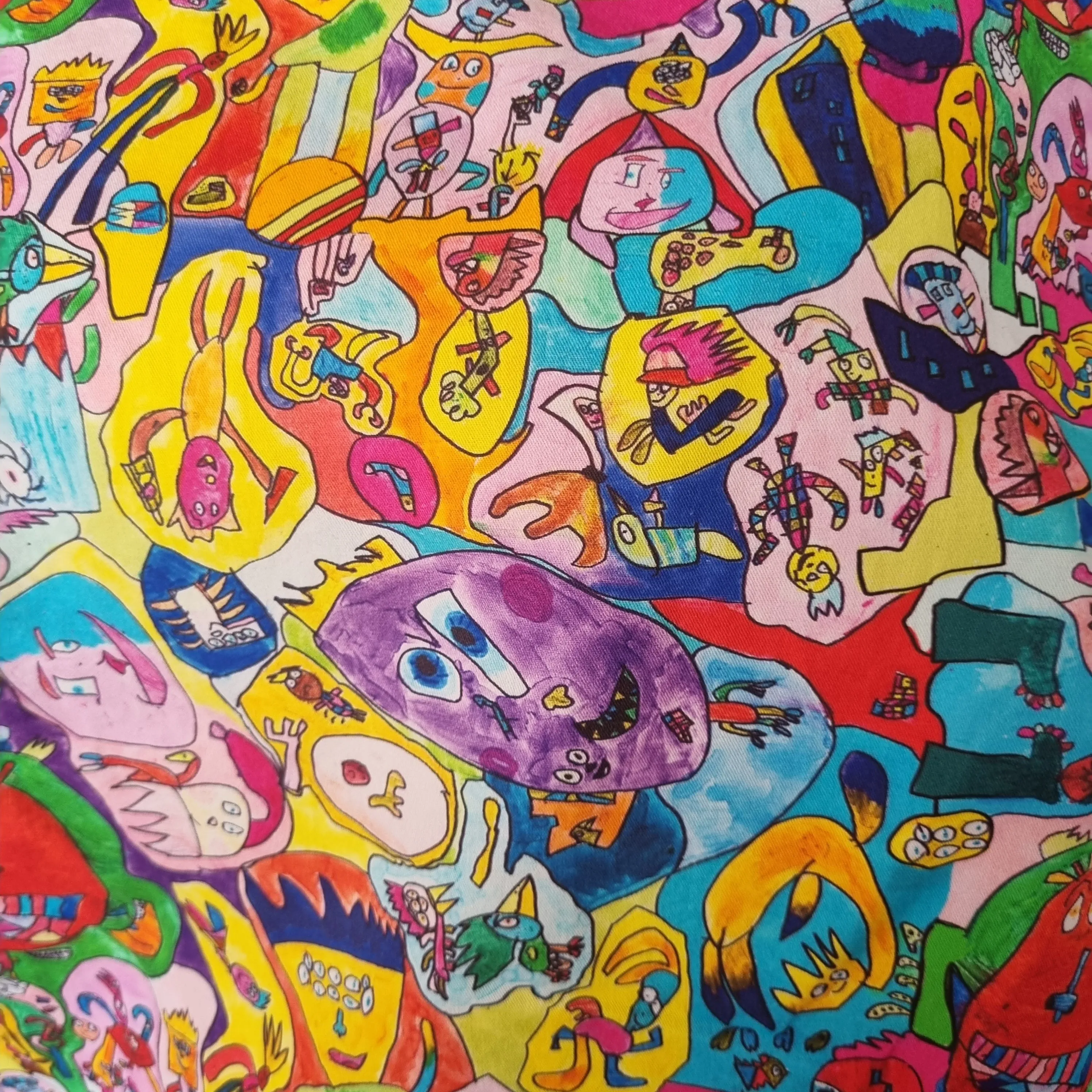 Ollie's artwork boxy tops