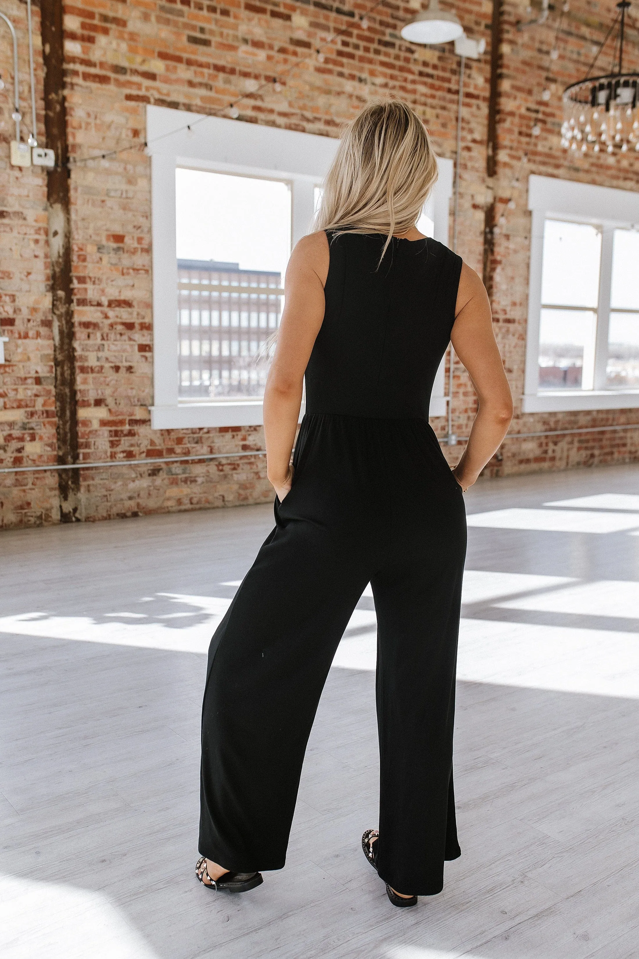 Omari Sleeveless Wide Leg Jumpsuit | S-XL | PRE ORDER