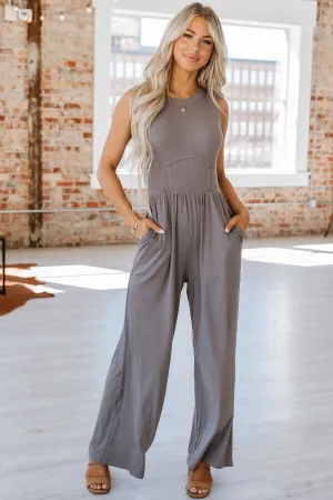 Omari Sleeveless Wide Leg Jumpsuit | S-XL | PRE ORDER