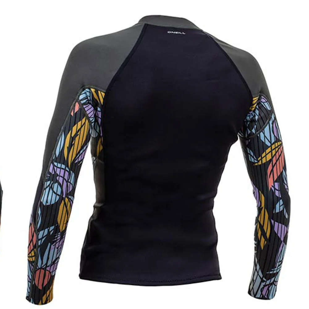 O'Neill Womens Bahia 1/0.5mm FZ  Jacket -Black/Baylen/Dark Olive