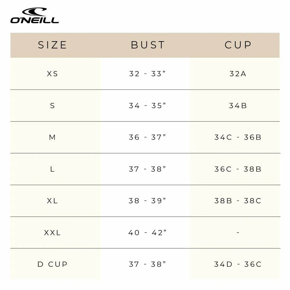 O'NEILL Women's Venice Triangle Bikini Top, String Bikini Top Design, Triangle