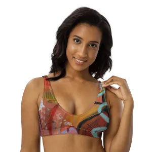 Padded Bikini Top Circles in the Sand