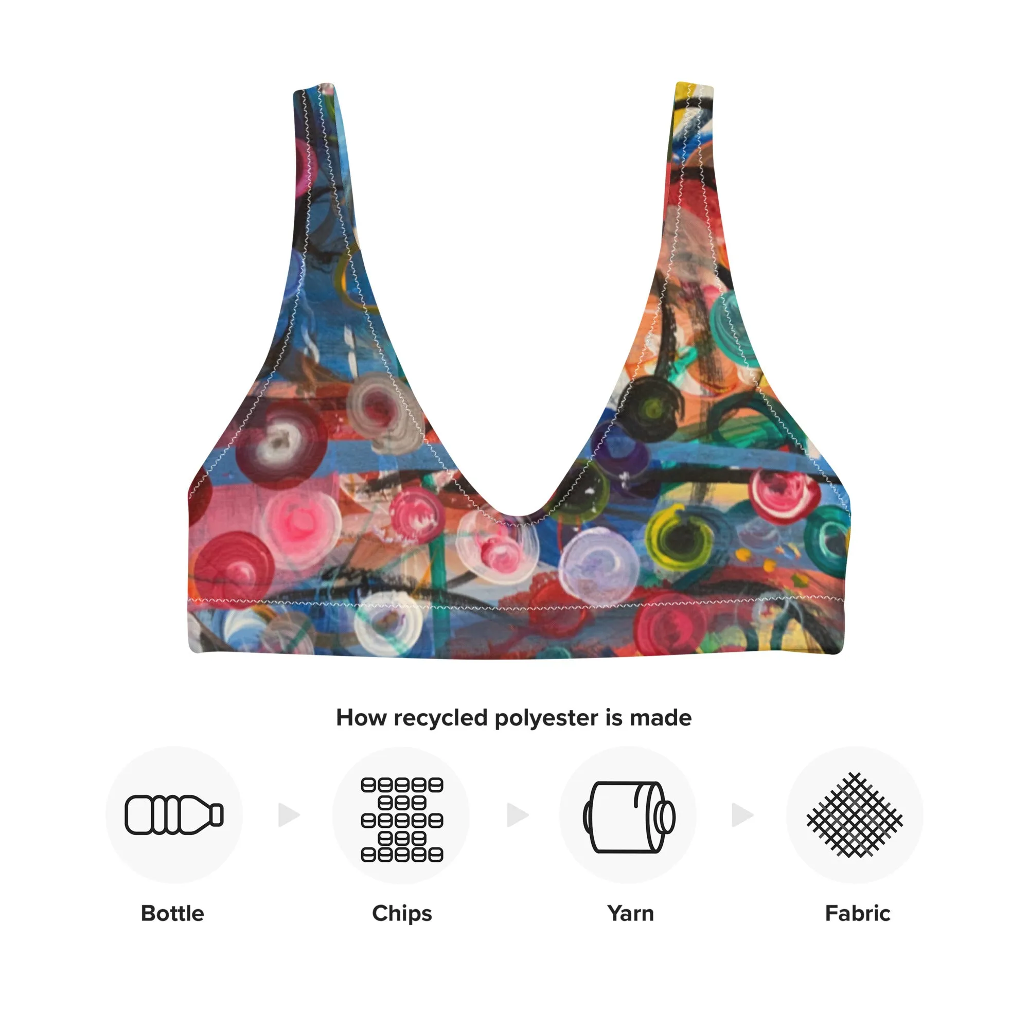 Padded Bikini Top "Breeze"