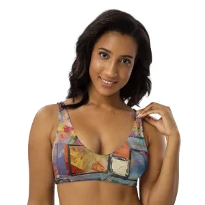 Padded Bikini Top "Calm Down"